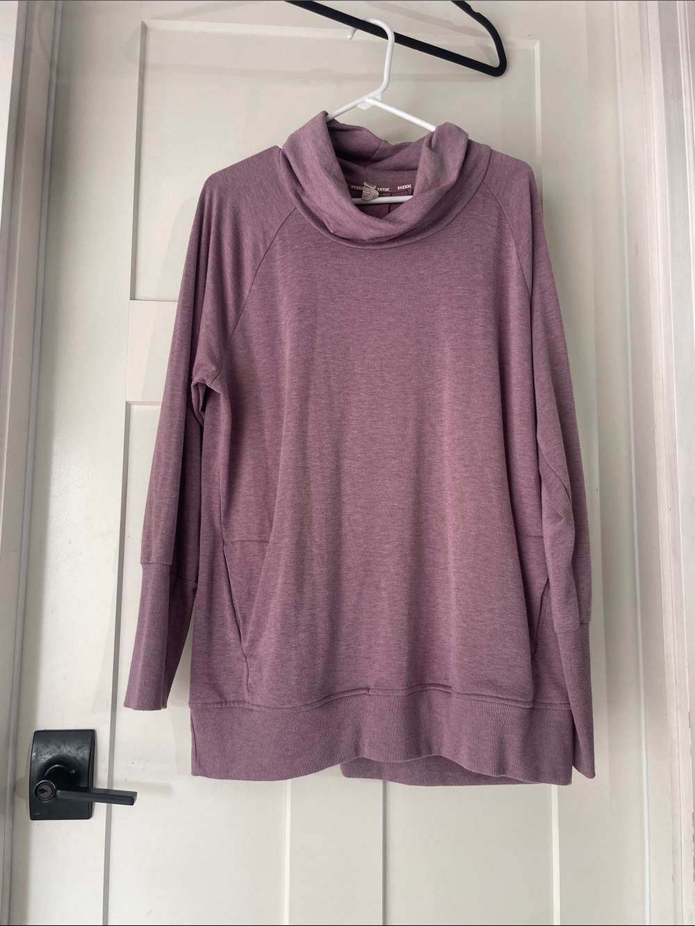 Reebok Mauve Cowl Neck Pullover Sweater